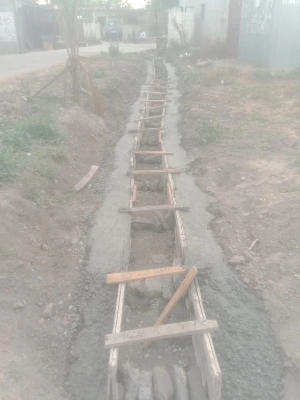 नाली बांधकाम वानगांव
